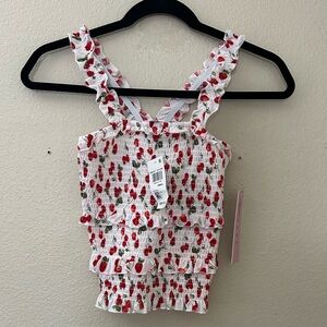 Cherry Print Tank Too